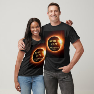 Total Solar Eclipse April 8 2024 Personalized T-Shirt