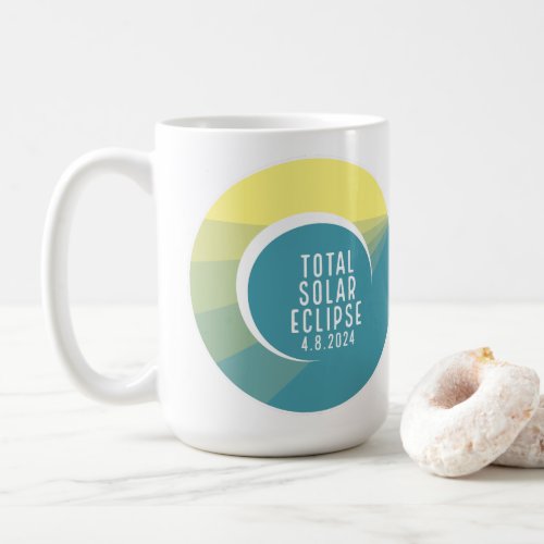 Total Solar Eclipse _ April 8 2024 _ ray design Coffee Mug