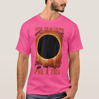 Total Solar Eclipse April 8 2024 Sun Moon Astrono T-Shirt