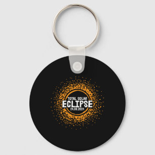 Total Solar Eclipse April 8 2024 Totality Men Wome Keychain