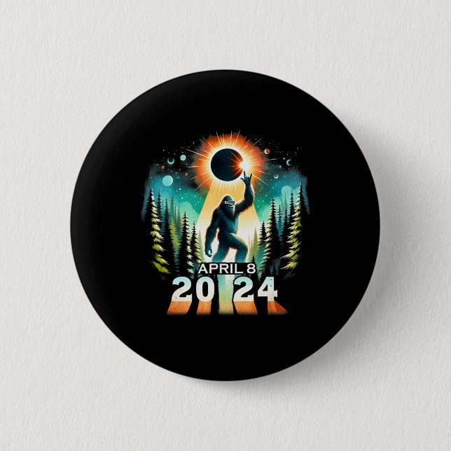Total Solar Eclipse April 8 Solar Eclipse 2024 Tot Button (Front)