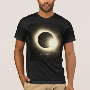 Total solar eclipse april 8th 2024 moon sun T-Shirt