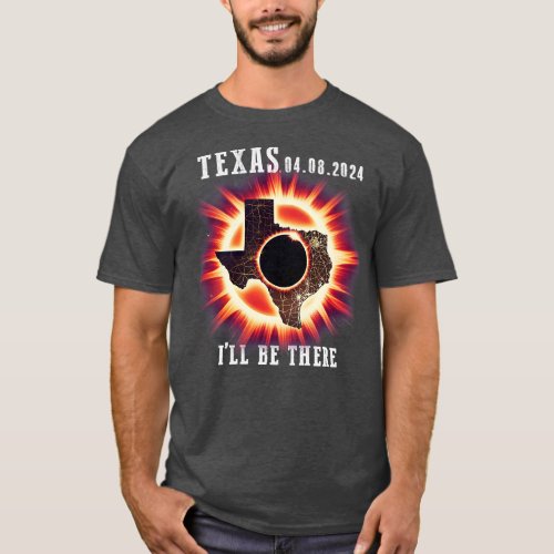 Total Solar Eclipse April 8th 2024 Texas TShirt