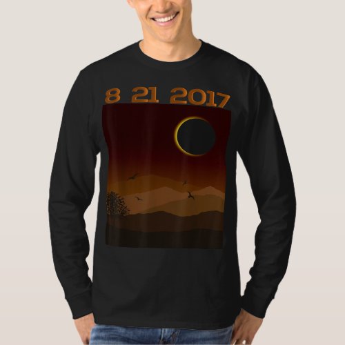 Total Solar Eclipse Astronomy August 21 2017 T_Shirt