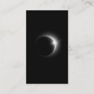 Total Solar Eclipse Astronomy Business Card