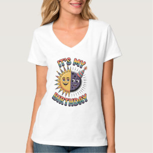 Total Solar Eclipse August 12,2026 Birthday Vneck T-Shirt