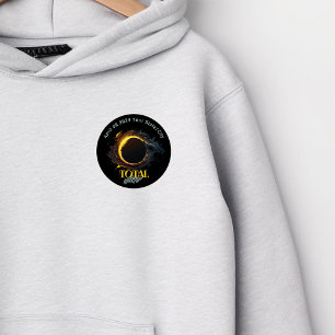 Total Solar Eclipse August 12 2026 Black Button