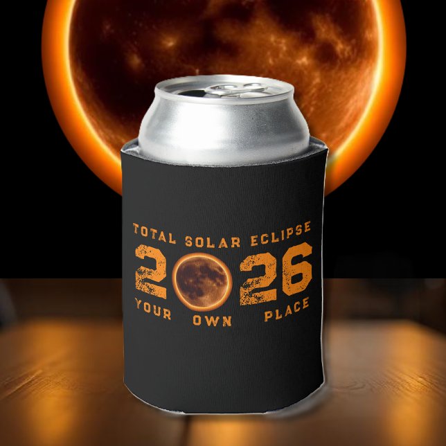 Total Solar Eclipse August 12 2026 Can Cooler (Total Solar Eclipse August 12 2026 Can Cooler )