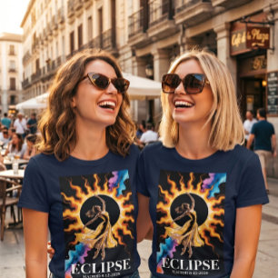 Total Solar Eclipse August 12 2026 Madrid Spain T-Shirt