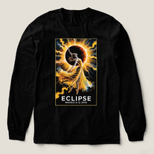Total Solar Eclipse August 12, 2026 Madrid Spain Tri-Blend Shirt