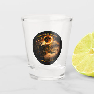 Total Solar Eclipse August 12 2026 Shot Glass