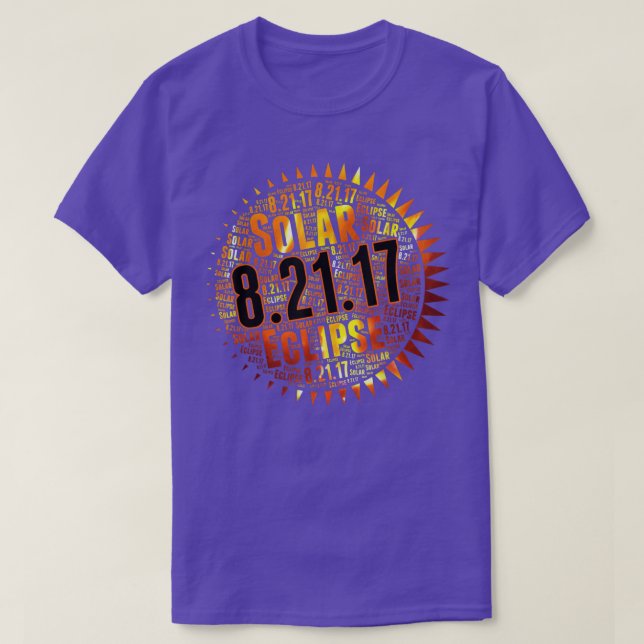Total Solar Eclipse August 2017   Stargazer Tees  (Design Front)