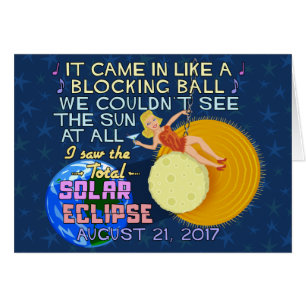Total Solar Eclipse August 21 2017 American Funny Cards