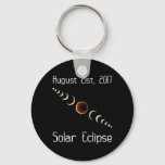 Total Solar Eclipse August 21 2017 Keychain at Zazzle