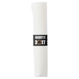 Total Solar Eclipse August 21 2017 Napkin Bands