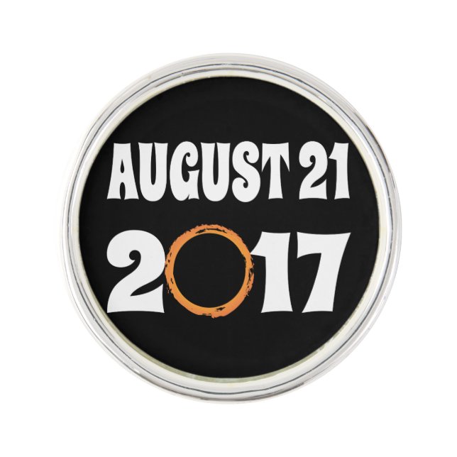 Total Solar Eclipse August 21 2017 Pin (Front)
