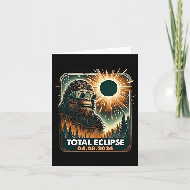 Total Solar Eclipse  Card (Front)