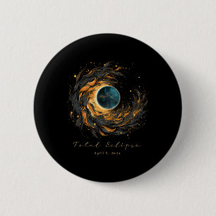 Total Solar Eclipse Chaser Fan Watching Shirt Apri Button