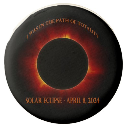 Total Solar Eclipse Chocolate Covered Oreo