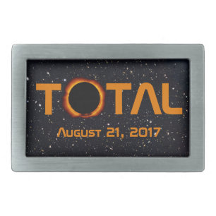Total Solar Eclipse Event Belt Buckle