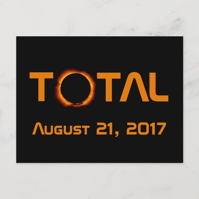 Total Solar Eclipse Event Postcard (Front)