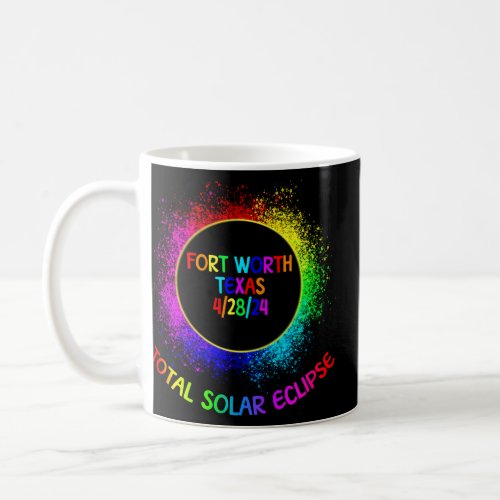 Total Solar Eclipse Fort Worth Texas 42824 Kids  Coffee Mug