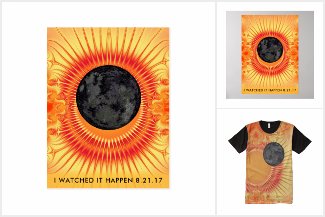 Total Solar Eclipse Fractal Art