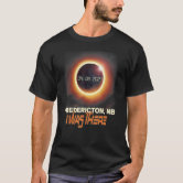 Fredericton New Brunswick NB Total Solar Eclipse 2 T Shirt Zazzle