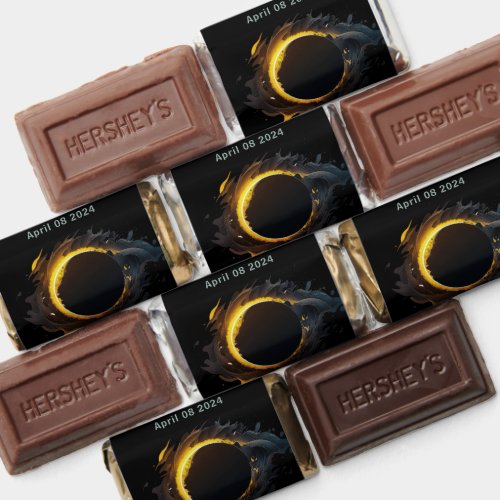 Total Solar Eclipse Gift 2024 Your City State  Hersheys Miniatures