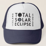 Total Solar Eclipse Hat with Custom Place Date