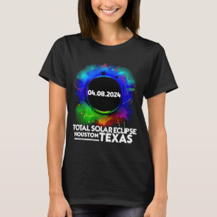 Total Solar Eclipse Houston Texas April 8 2024 Tot T-Shirt