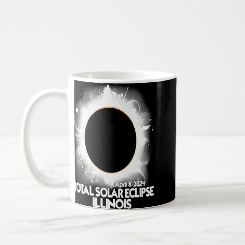 Total Solar Eclipse ILLINOIS 2024 American Totalit Coffee Mug
