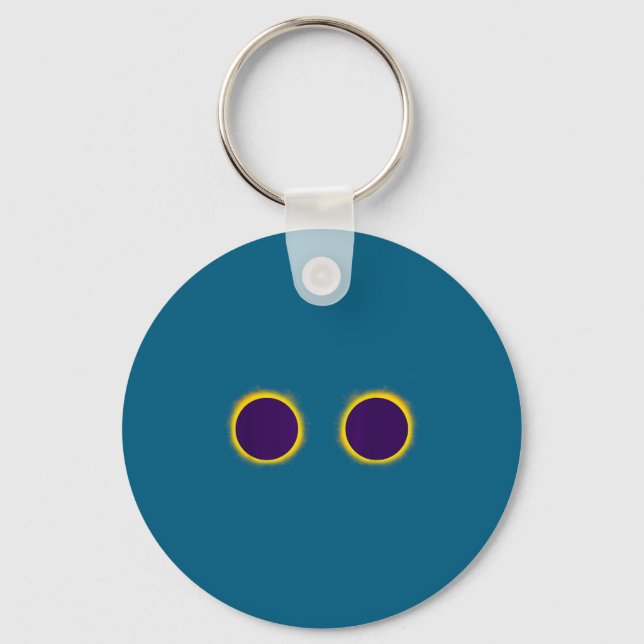 Total Solar Eclipse Keychain (Front)
