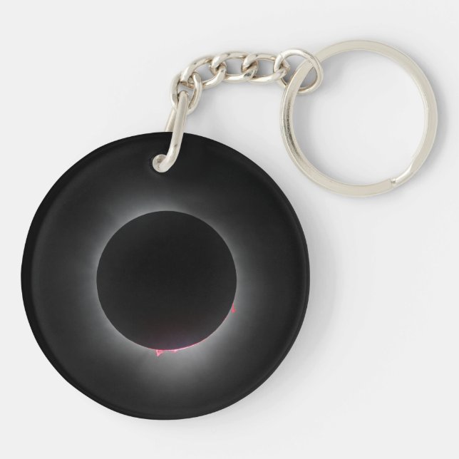 Total Solar Eclipse Keychain (Back)
