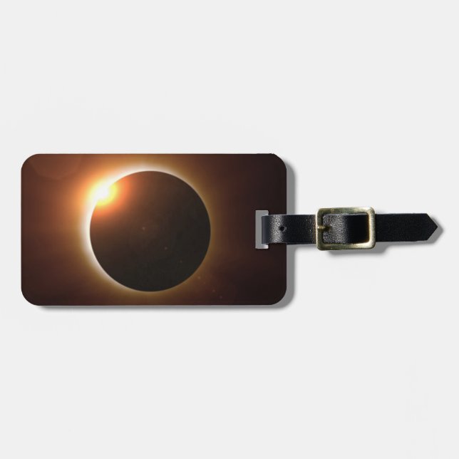 Total Solar Eclipse Luggage Tag (Front Horizontal)