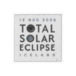 Total Solar Eclipse Magnet Custom Date Place