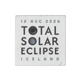Total Solar Eclipse Magnet Custom Date Place