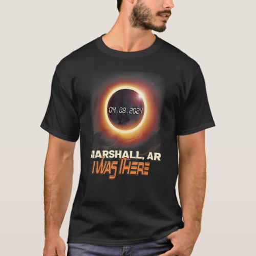 Total Solar Eclipse Marshall Arkansas AR T_Shirt