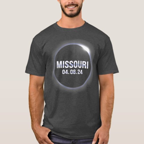 Total Solar Eclipse Missouri 2024 Totality Eclipse T_Shirt
