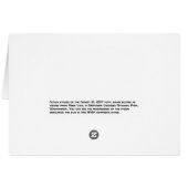 Total Solar Eclipse Mountain Time Lapse Cards (Back Horizontal)