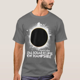 Total Solar Eclipse New Hampshire 2024 American To T-Shirt