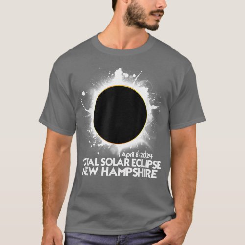 Total Solar Eclipse New Hampshire 2024 American To T_Shirt