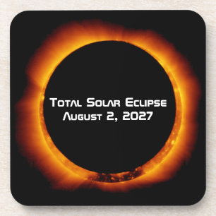 Total Solar Eclipse of the Century 2027 Beverage Coaster