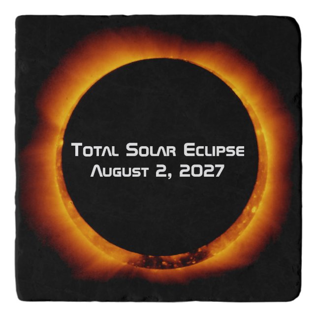 Total Solar Eclipse of the Century 2027 Trivet (Front)