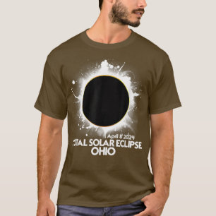 Total Solar Eclipse Ohio 2024 American Totality  T-Shirt