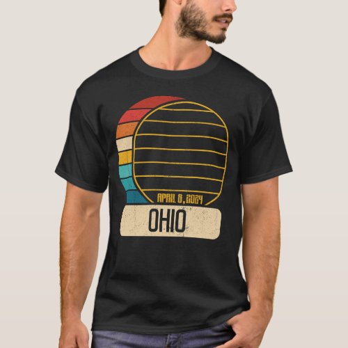 Total Solar Eclipse Ohio April 28 2024 Eclipse T_Shirt