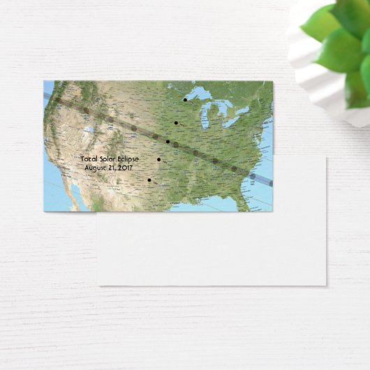 Total Solar Eclipse Path Map 2017 (Desk)