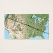 Total Solar Eclipse Path Map 2017 (Front)
