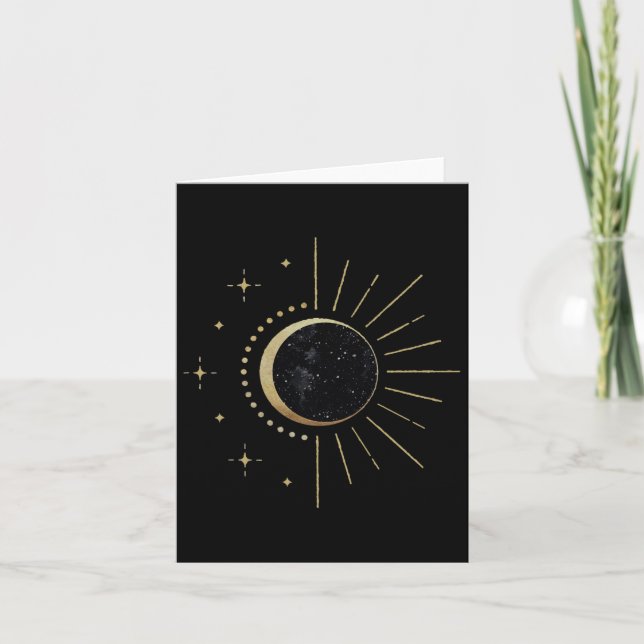 Total Solar Eclipse Path Of Totality  Card (Front)