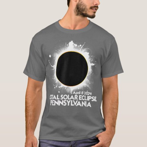 Total Solar Eclipse Pennsylvania 2024 American Tot T_Shirt